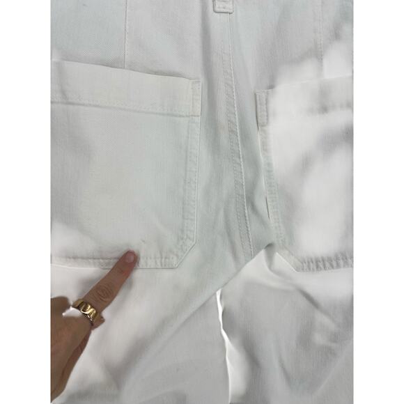 Brunello Cucinelli White Patch Pocket Utility Cotton Pants - Picture 11 of 14